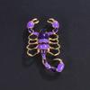 Elegant Scorpion Brooch: High-End Enamel Alloy Pin for Men's Suits