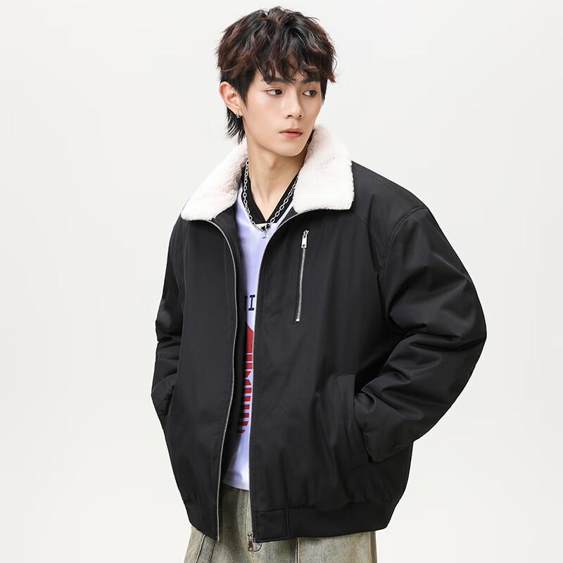 Wassup Sohot Men's Padded Turn-Down Collar Workwear Jacket