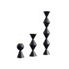 Solid wood candelabra, Roman - style column ornament, artistic dining table atmosphere - decorating candelabra