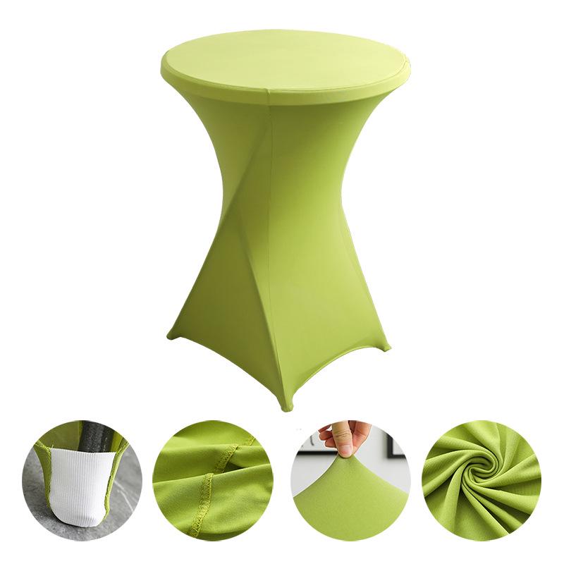 Copritavolo Elastico Universale di Alta Gamma in Spandex per Matrimoni e Banchetti
