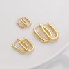 14K/18K Gold-Filled Copper Hollow Cone Ear Cuffs DIY Earrings Jewelry Accessories