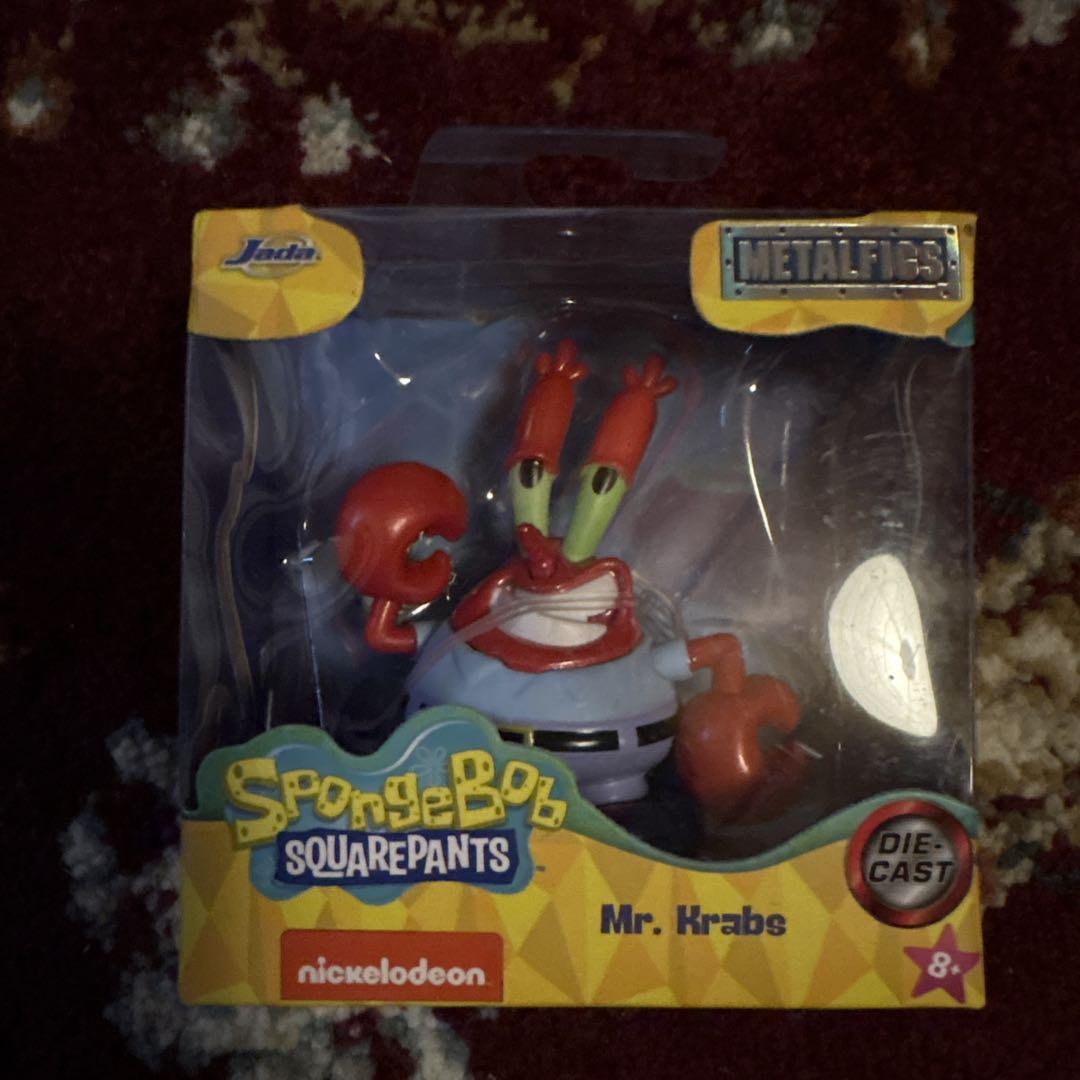 

[USED] Mr. Krabs die-cast figure