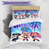 3pcs Kpop Hunter1 pattern bedding set duvet cover set includes duvet cover &pillowcases, perfect all season bedroom decoration & gift