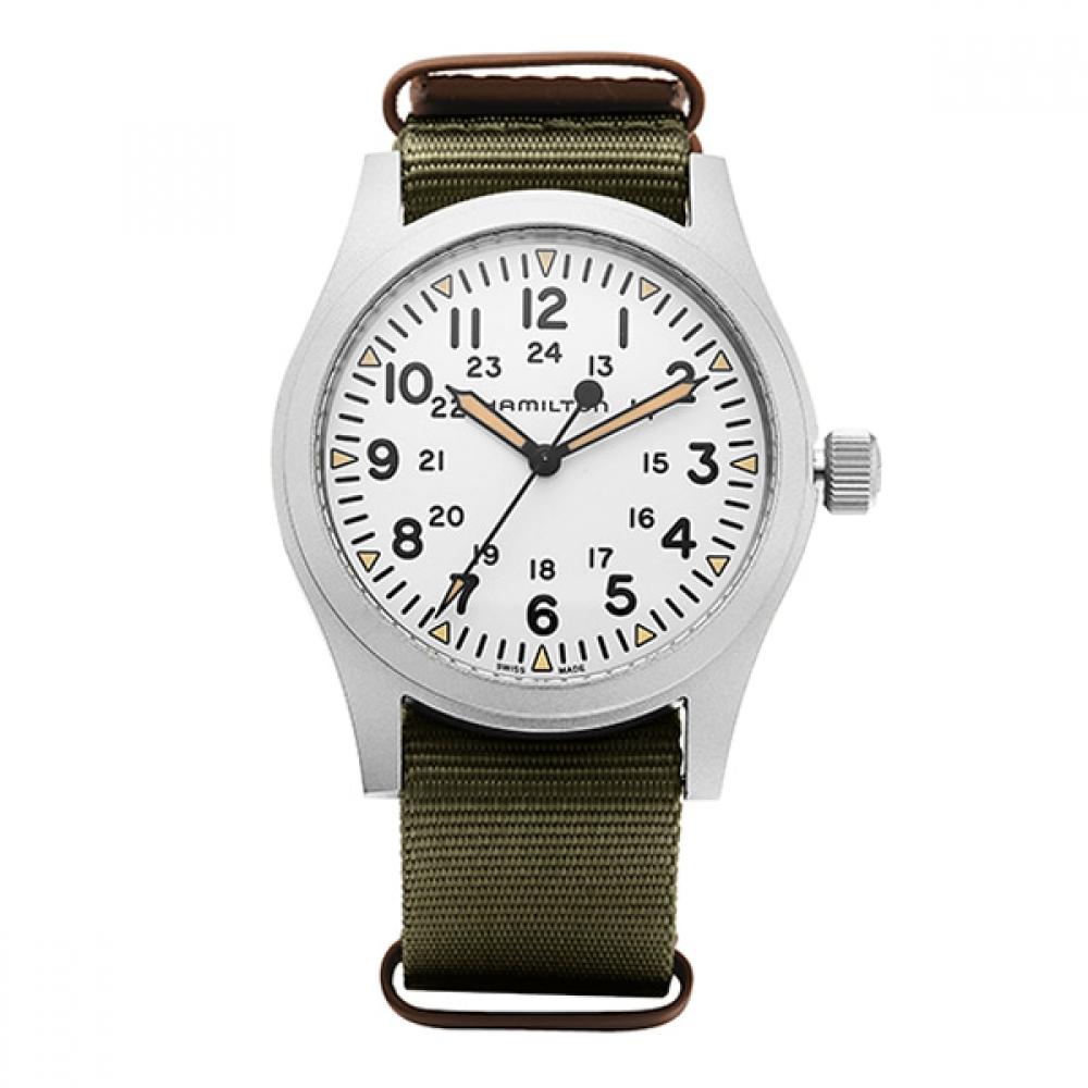 

Чоловічий годинник Hamilton H69529913 Khaki Field Mechanical S Nato H69529913