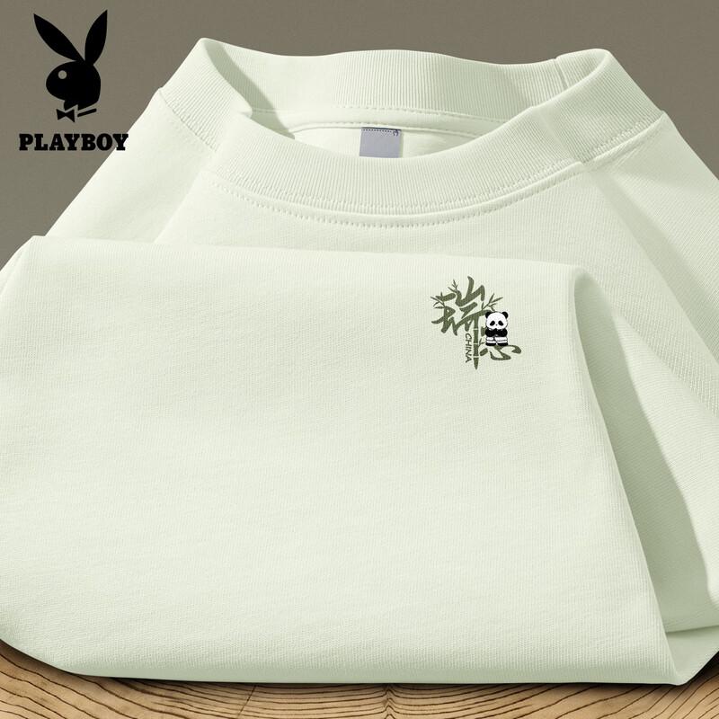 Playboy Men s 2026 Summer Casual Short Sleeve Cotton T-Shirt L