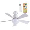 52CM/42CM Modern Ceiling Fan with LED Light Remote Control Silent Ceiling Fan for Kitchen Bedroom Basement Dining Living Room