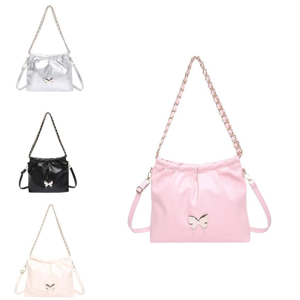 Trendy Street Style Pu Shoulder Bag For Women 2024 Summer With Bow Detail