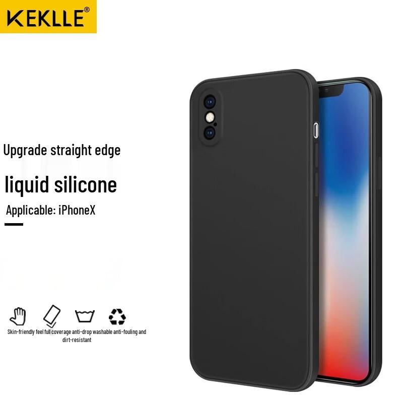 KEKLLE Жидкий силиконовый чехол для телефона в виде магического кубика iPhone X (5.8-inch)