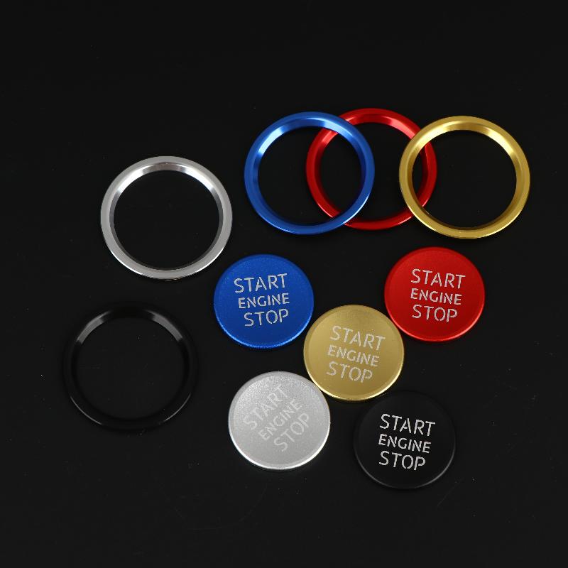 Auto Motor Start Stop Knopf Abdeckung Zierleiste Zündschalter Dekorativer Ring für A4 A5 A6 Q5 Q7 Dekoration Zubehör