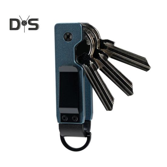 

Зажим для хранения ключей Компактный дизайн Металлическая конструкция Уличный портативный органайзер для хранения ключей Совместим с различными типами ключей