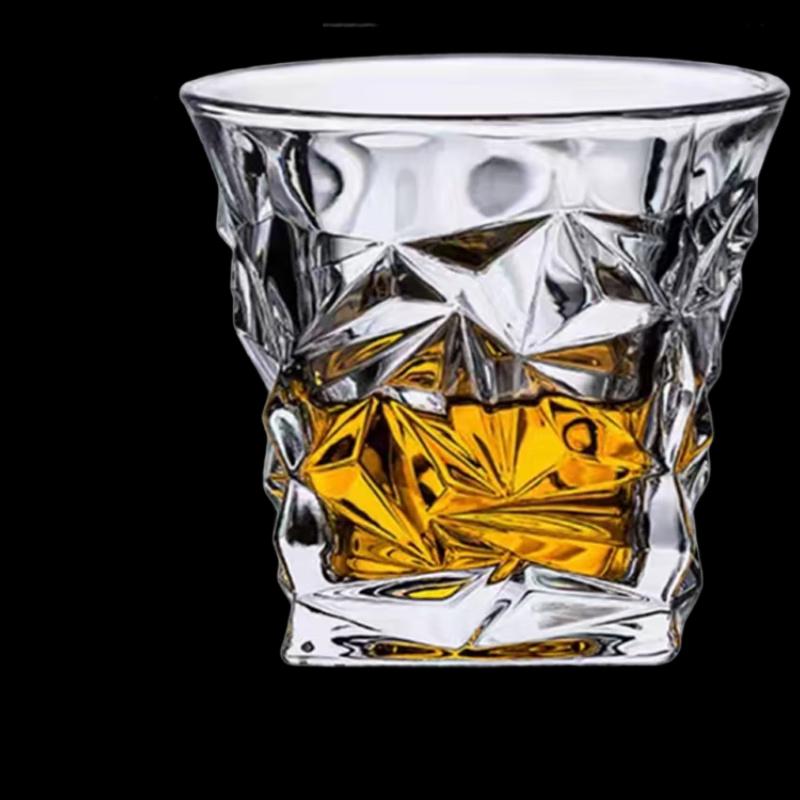 Flavinmci Ice Crack Whiskey Glasses