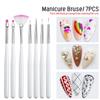 Clou Beaute Kristall Acryl Nail Art Pinsel DIY Nagel Malen Schnitzen UV Gel Verlängerung Malpinsel Linien Liner Maniküre Werkzeuge