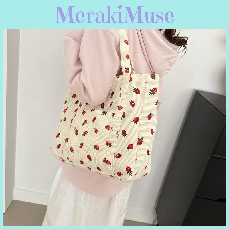 Trendy Street Canvas Tote Bag 2024 Spring New Large Capacity Minimalist Fashion Academy Style Handbag