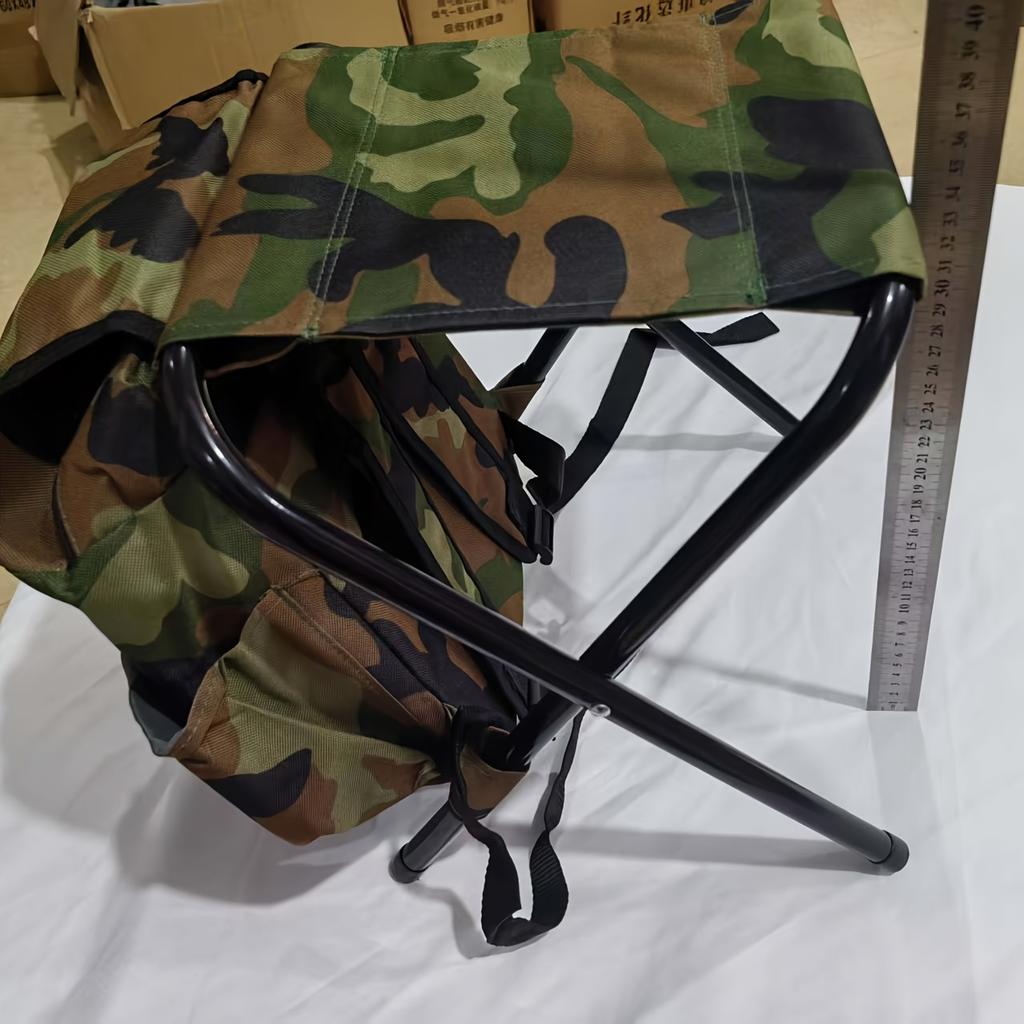 Nützlicher Rucksack Kühlstuhl Tragbarer Klappstuhl Hocker Leicht Angeln Outdoor Ausrüstung Geeignet für Camping, Reisen Wandern