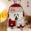 Anime-Themed Lightweight Backpack Teens Students 20-35L Capacity Fits 15-inch Laptop Nylon With Character Print Unisex