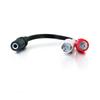 Sherry Connection Cord Rear View Camera RCA Converter Cave 3.5mm Stereo Mini Plug To 2RCA Converter Adapter