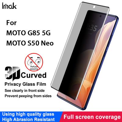 Pro Moto G85 5G / S50 Neo 5G sklo IMAK 3D zakřivené soukromí Pokrytí celé obrazovky Tvrzené sklo