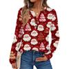 Women's Print Long Sleeve Shirts Elegant Casual Tops Trendy Shirts Tops