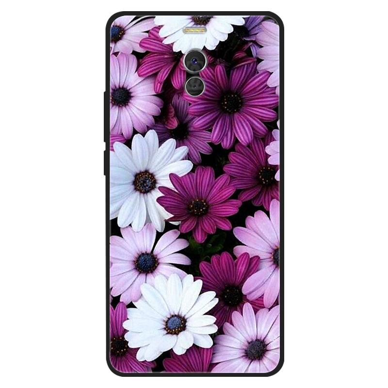 For Meizu M6 Note Case Silicone Cat Painted Soft Black Cover for Meizu M6Note M3 Note 8 Cover TPU Coque Protective Capa