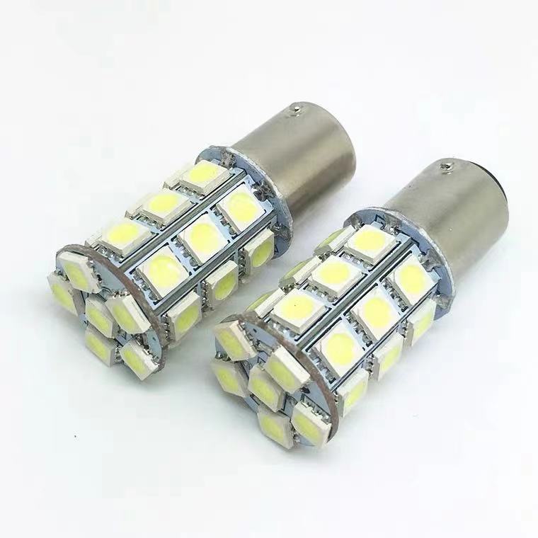 Highlight LED Reverse Brake Turn Signal 1156 BA15S P21W 1157 BAY15D P21/5W Led Car Light 12V-24V 7440-18SMD-5050