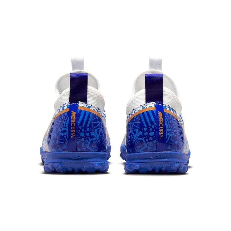 Nike Cushioning Abrasion Resistant Cushioning, Wear Resistant Low top Kids' Soccer Shoes Blue White Kids' DV8190-182