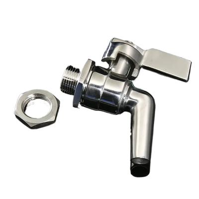 Grifo de Barril de Cerveza/Grifo de Vino Tinto/Purificador de Agua para Máquina de Bebidas Desagüe de Acero Inoxidable 304 de 1/8 1/2 3/4 1 Pulgada