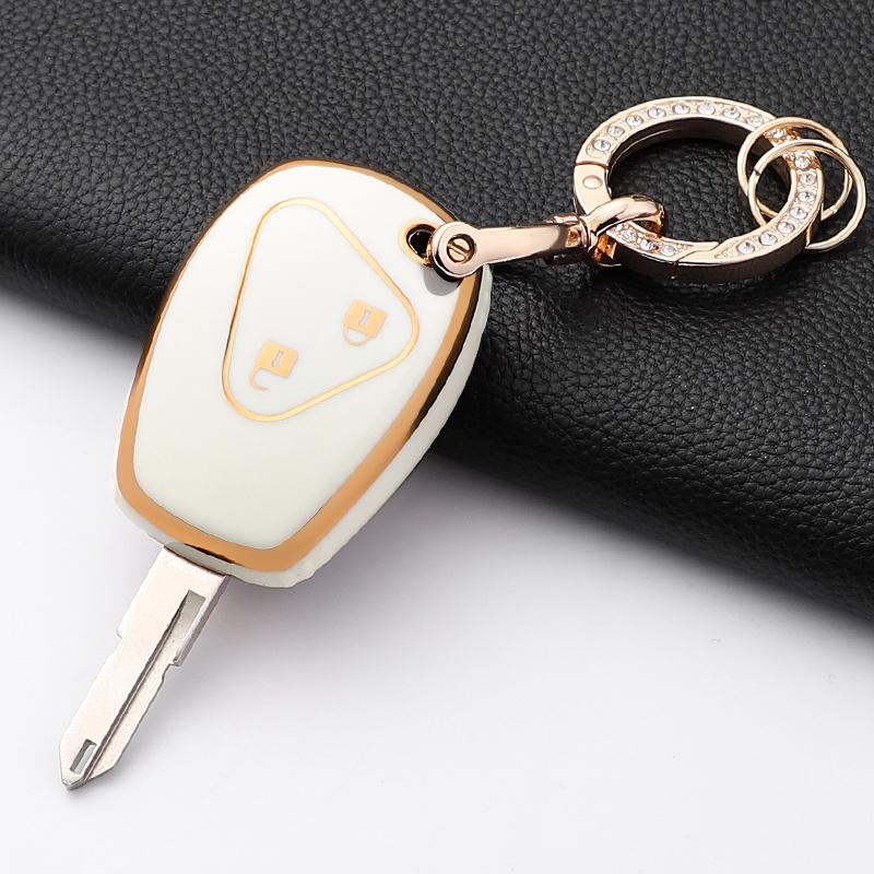 Fashion TPU Car Key Case Cover Shell Fob For Renault Megane Modus Espace Laguna Duster Logan DACIA Sandero Fluence Clio Kangoo