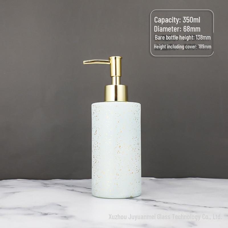 Nordic Style Glass Lotion & Soap Bottle for Home, Hand Sanitizer, and Hotel Shower Gel