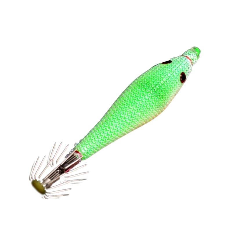 5pcs Squid Jig Hooks Glow Blowing Tube Fishing Hook Artificial Luminous Squid Sleeve Lures Hook Squid Catcher Hard Baits
