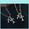 Elegant Long Cross Necklace For Women Made Of High Quality Alloy With Fashionable Designs For Summer 2024