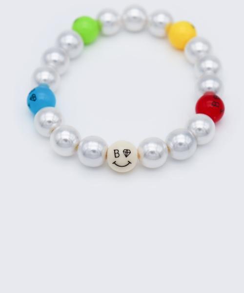 Bonbeau Bold Pearl Kitsch Smile Ball Bracelet