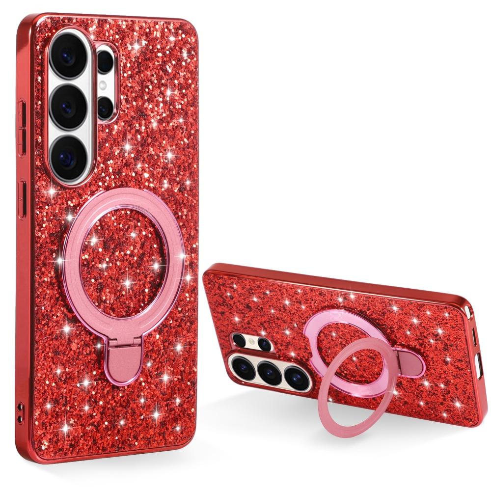 Sterren Glitter Pailletten Klapstandaard Hoesje Voor Samsung Galaxy S26 S25 S24 S23 S22 Ultra Plus A55 A56 A26 Luxe Schokbestendig Hoesje