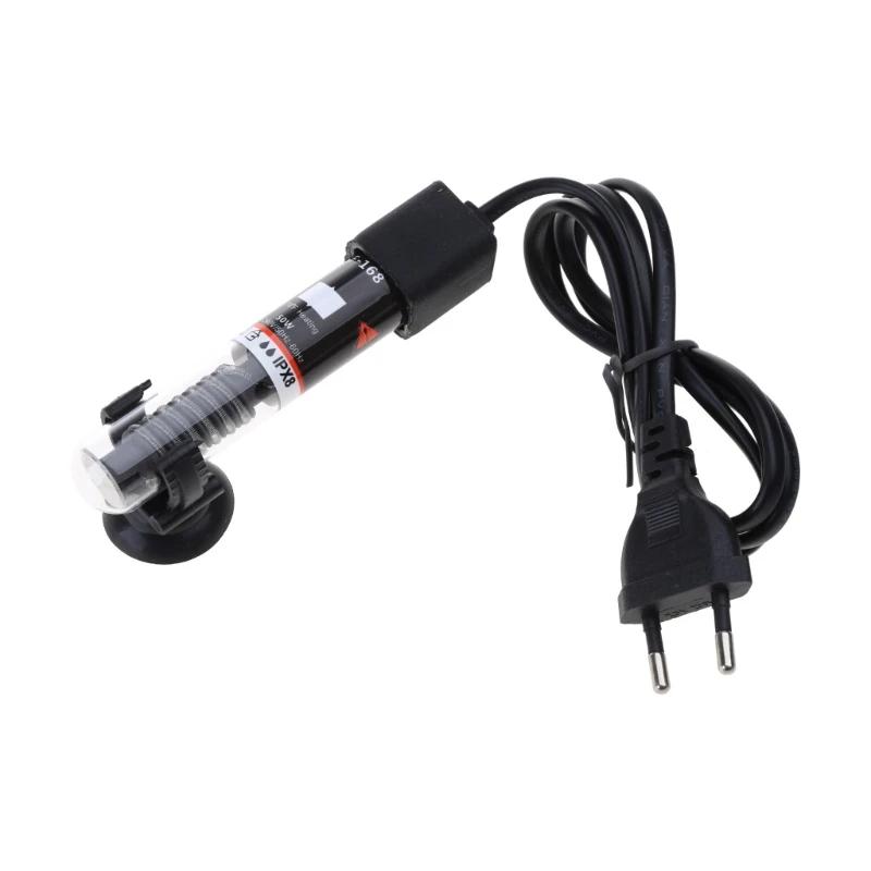 Chauffage 25W Mini Aquarium 50W Chauffage à Température Constante Réservoir Poissons Tortues Vente Directe Auto pour Submersible Tu pour Thermomètre