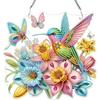 Acrylic Animal Boots Flower Diamond Painting Home Decor 5D DIY Diamond Painting Dots Pendant for Garden Window Decor