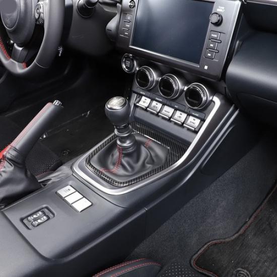 ABS Carbon Fiber Car Gear Shift Panel Cover Trim For Toyota 86/Subaru BRZ
