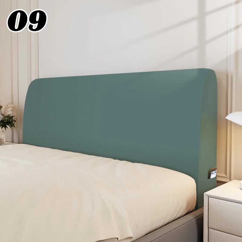 Chinese Style Elastic Bedhead Cover All-Inclusive Dust-proof Soft Headboard Protector Backrest Cover Universal Bed Head Covers