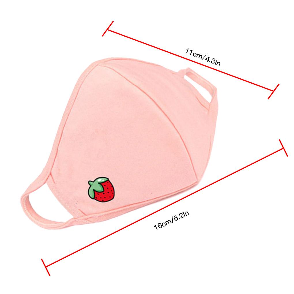 Kinder Baumwollstaubmaske Jungen Mädchen Atmungsaktiv Staubdicht Anti-Smog Gesichtsmaske Kinder