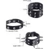 Fashion Fashion Punk Street Shooting Nightclub Square Rivet Spike Bracelet Ins Couple Leather Bracelet Bracelet