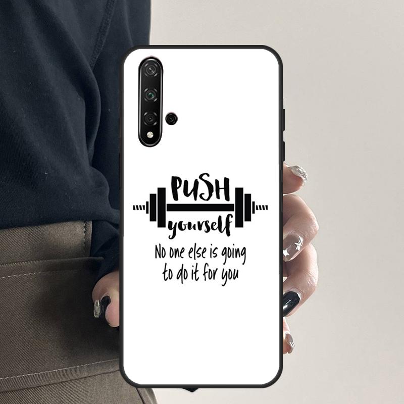 Workout fitness Gym For Huawei Nova 9 10 SE 5T 12s 12i 11i Y91 Y90 Y60 Y70 Y72 Y61 P20 P40 P30 Lite P60 Pro Case