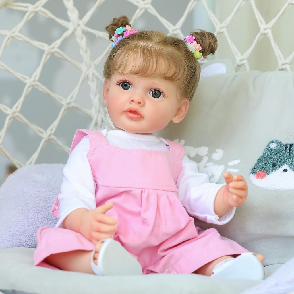 

Reborn Silicone Doll 55cm Blood Vessel Visible With 3d Skin For Collectors And Educational Use