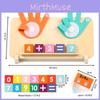 Wooden Montessori Number Teaching Aids For Preschool Math Learning And Cognitive Development
