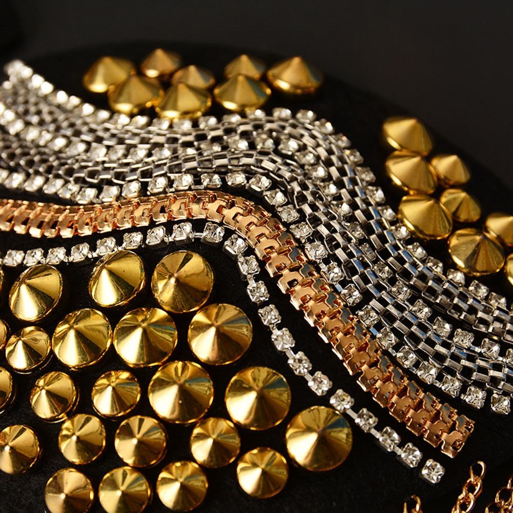 Brooch Shoulder Board Epaulets Shoulder Flash Retro Fringe Shoulder Mark Cosplay