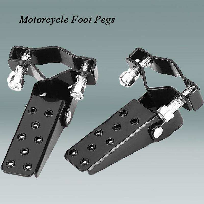 Motorcycle Foot Pegs-Stylish Metal Motorcycle Motorbike Frame Foot Pegs Rests Pedals