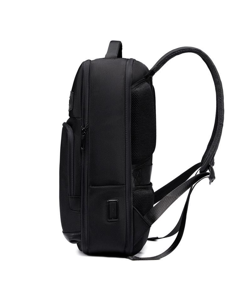 Men's High-End Expandable Backpack: Business Travel Laptop Bag, Lightweight and Stylish