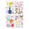 2026 New Spring Butterfly and Flower Electrostatic Window Stickers: Decorative Wall and Door Decals