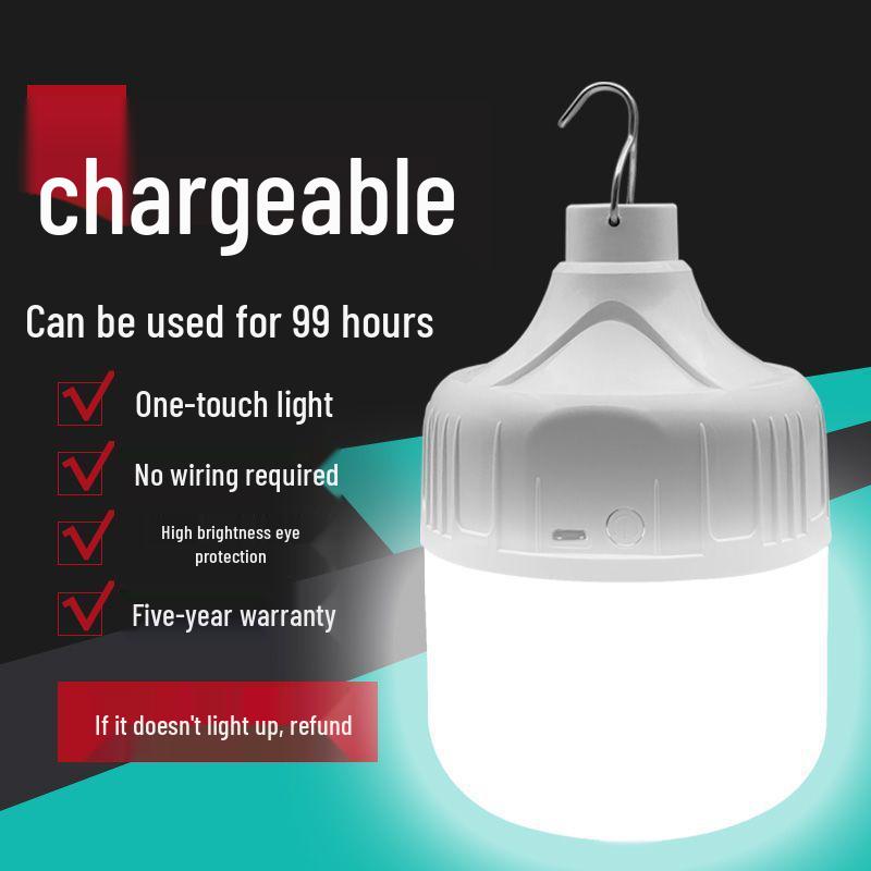 Super Bright Wireless Waterproof Bulb for Home, Outdoor, and Market Stalls