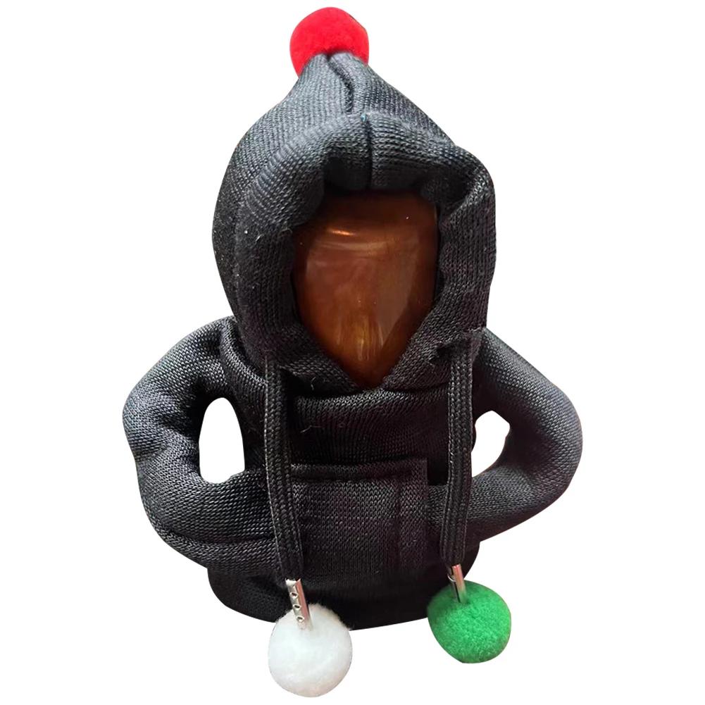 Weihnachten Schalthebelknauf Hoodie Sweatshirt Schalthebelabdeckung Plüsch Schalthebelknaufabdeckung Für Auto Schalthebel Auto Innenraumdekor