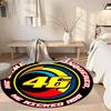 Motorcycle Round Office Rug Perfect for Hallway Living Rooms Dormitory Study Room Antislip Round Carpet Decorate Offices