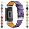 Replacement Genuine Leather Watch Strap For Fitbit Charge 3/4, Unisex