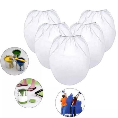 5Pcs Top Opening Paint Strainer Bags Fine Mesh Filter Bag New Paint Screen Net